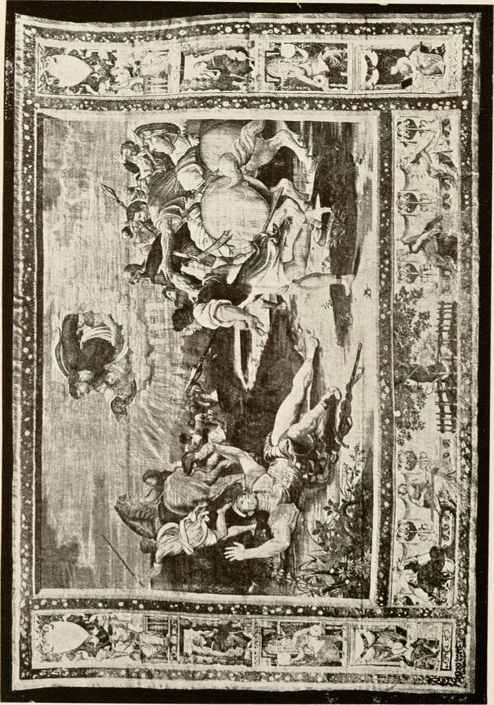 An illustration from The Spanish royal tapastries, 1921, leaf 171