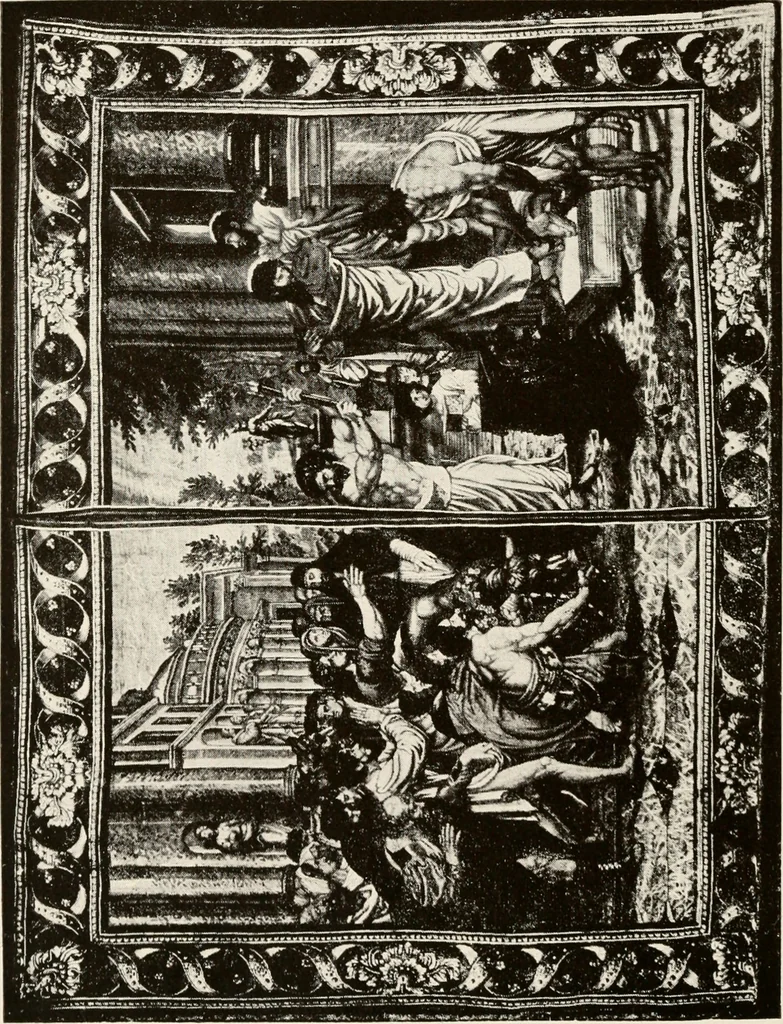 An illustration from The Spanish royal tapastries, 1921, leaf 173