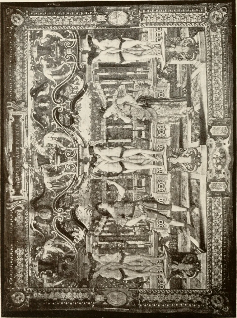 An illustration from The Spanish royal tapastries, 1921, leaf 177