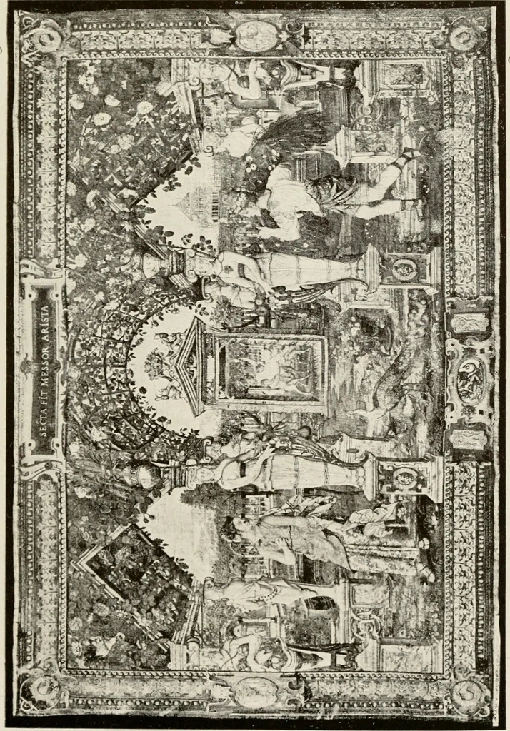 An illustration from The Spanish royal tapastries, 1921, leaf 178