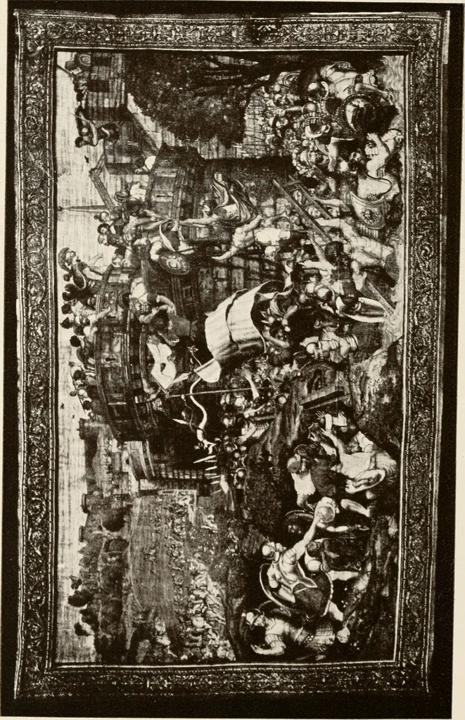 An illustration from The Spanish royal tapastries, 1921, leaf 183