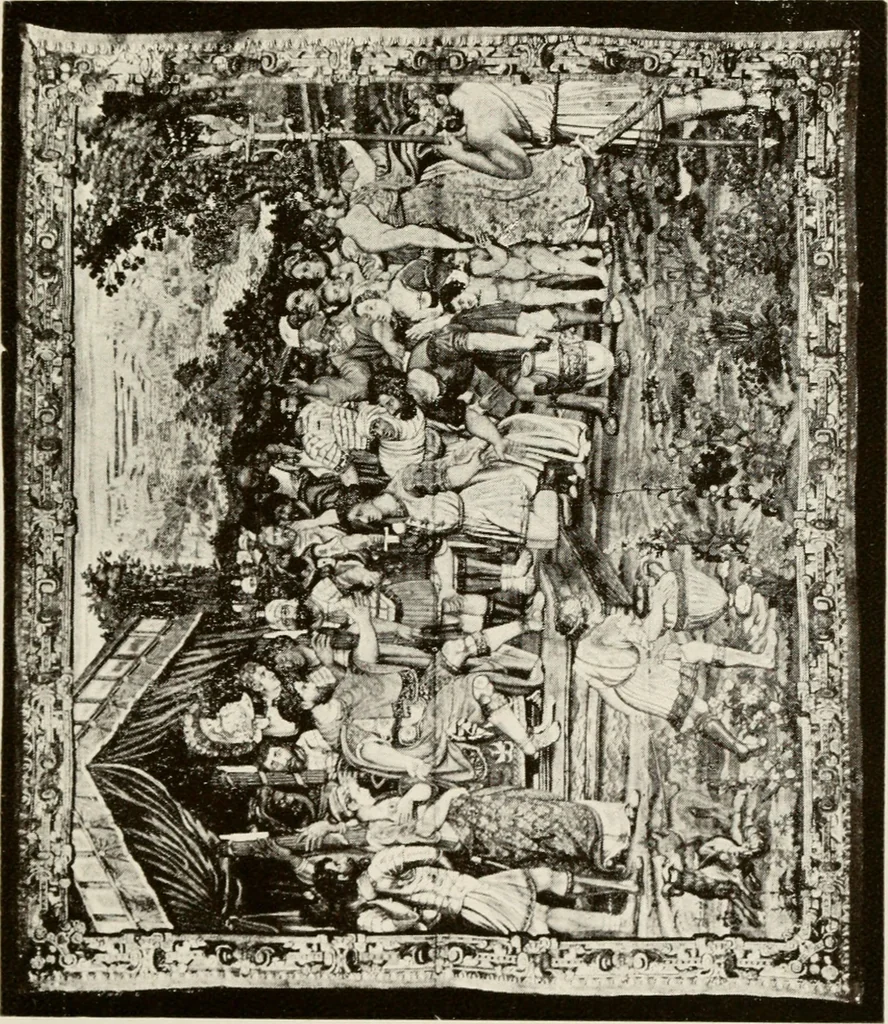 An illustration from The Spanish royal tapastries, 1921, leaf 188