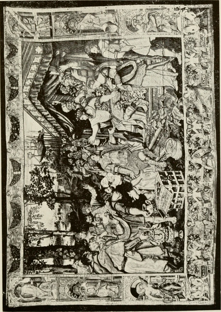 An illustration from The Spanish royal tapastries, 1921, leaf 190