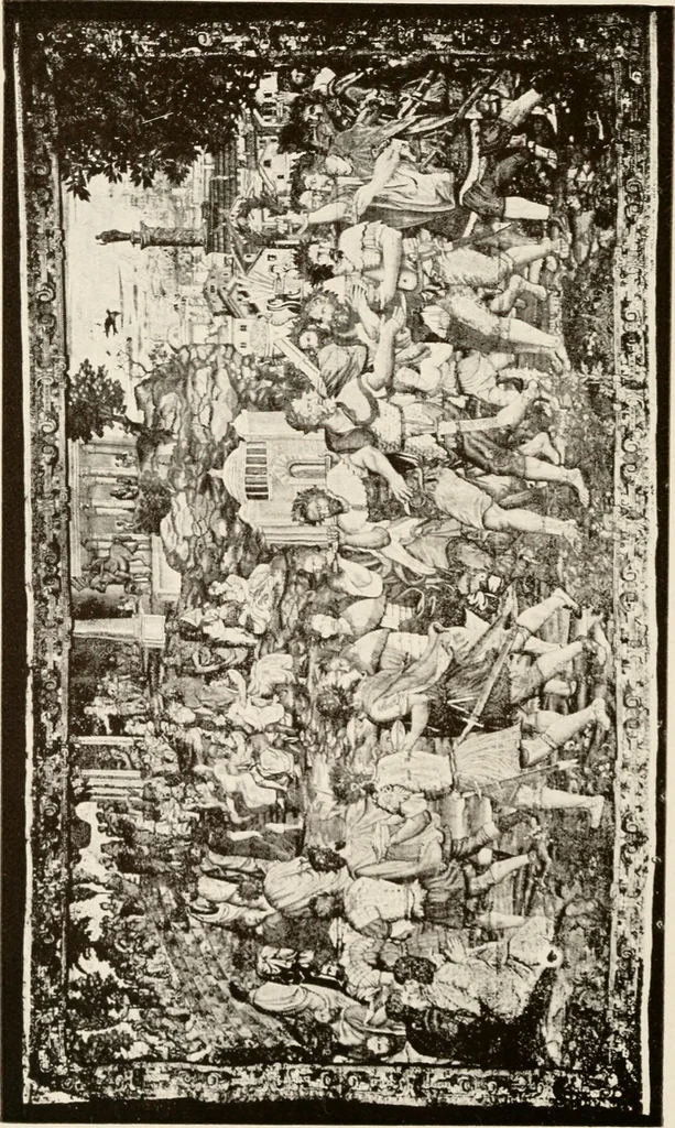 An illustration from The Spanish royal tapastries, 1921, leaf 191