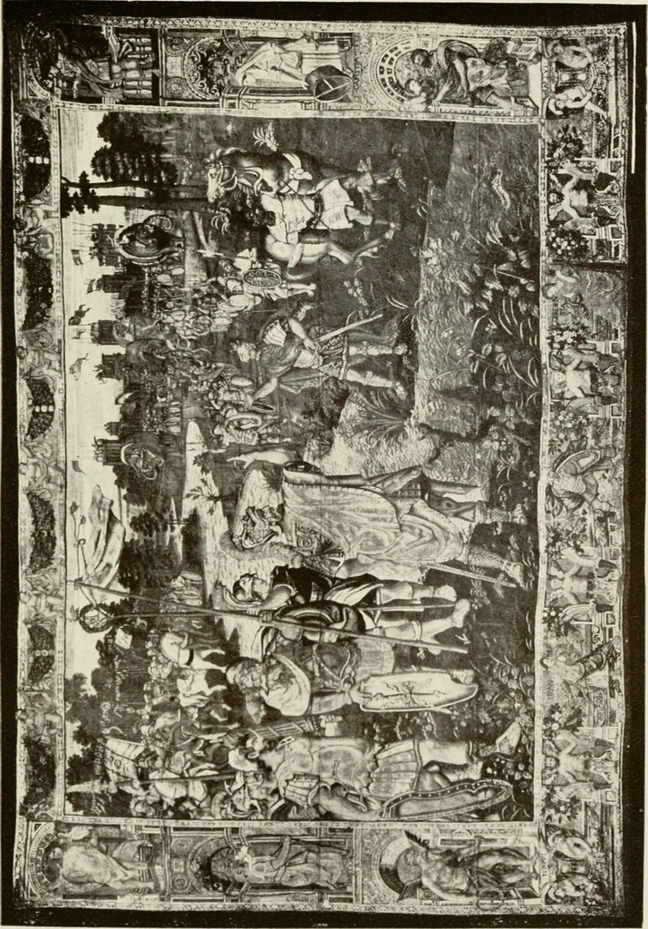 An illustration from The Spanish royal tapastries, 1921, leaf 192