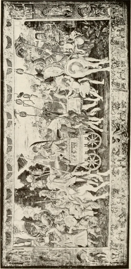 An illustration from The Spanish royal tapastries, 1921, leaf 193