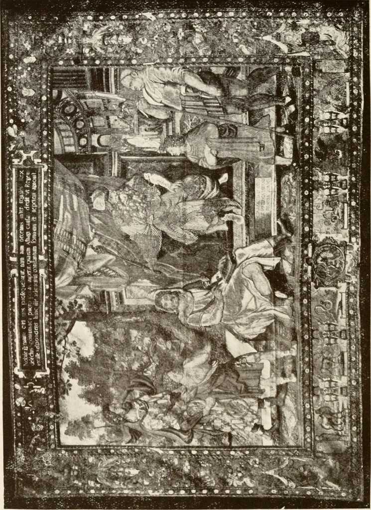 An illustration from The Spanish royal tapastries, 1921, leaf 195