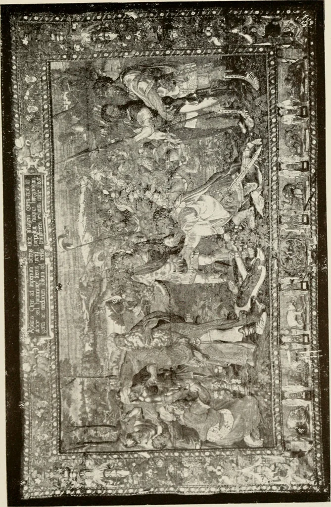An illustration from The Spanish royal tapastries, 1921, leaf 198