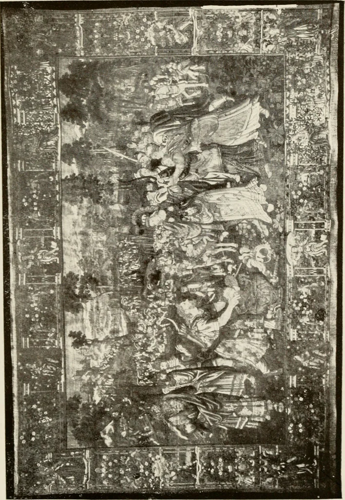 An illustration from The Spanish royal tapastries, 1921, leaf 200