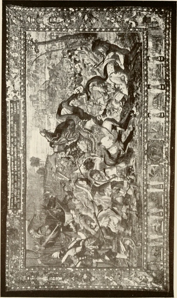 An illustration from The Spanish royal tapastries, 1921, leaf 201