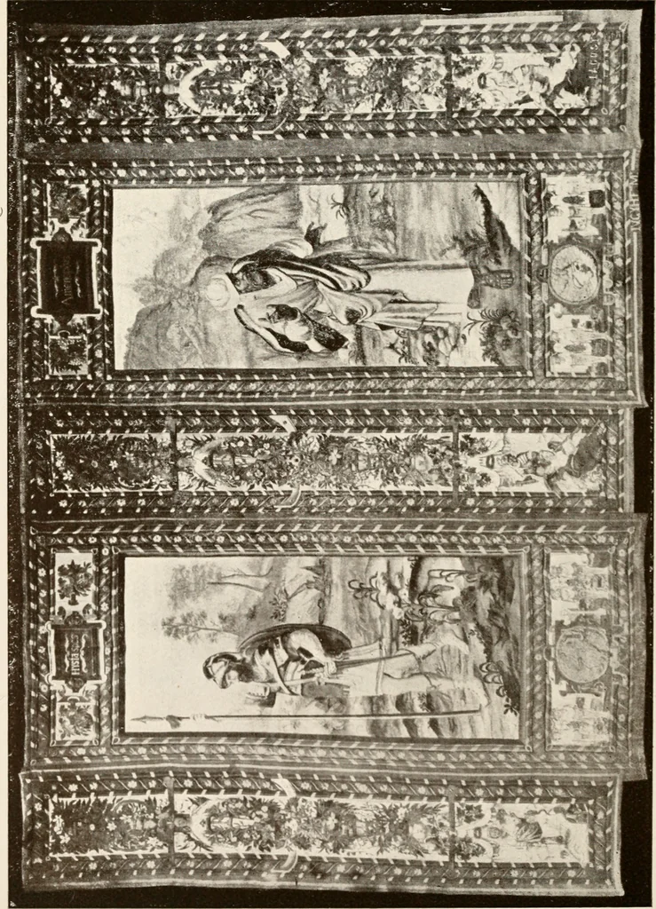 An illustration from The Spanish royal tapastries, 1921, leaf 205