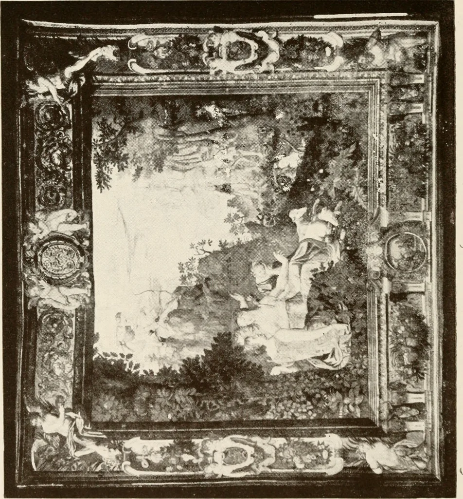 An illustration from The Spanish royal tapastries, 1921, leaf 207