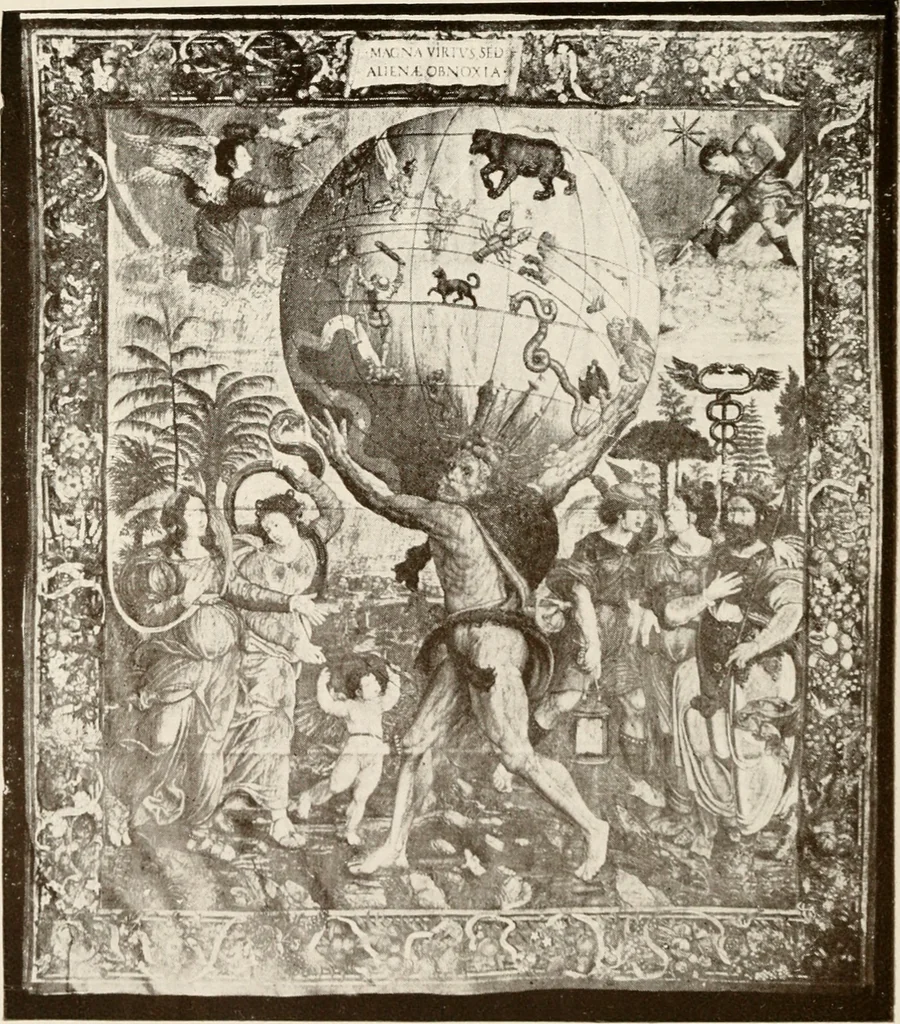 An illustration from The Spanish royal tapastries, 1921, leaf 209
