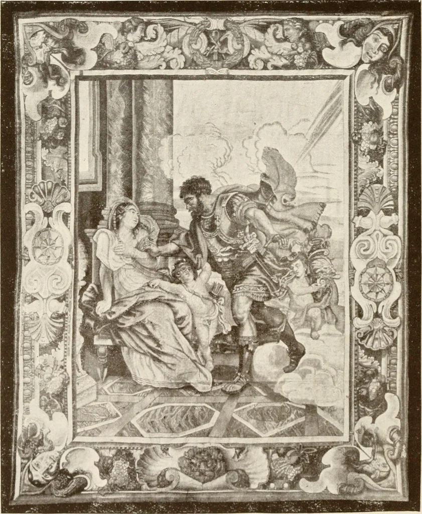 An illustration from The Spanish royal tapastries, 1921, leaf 211