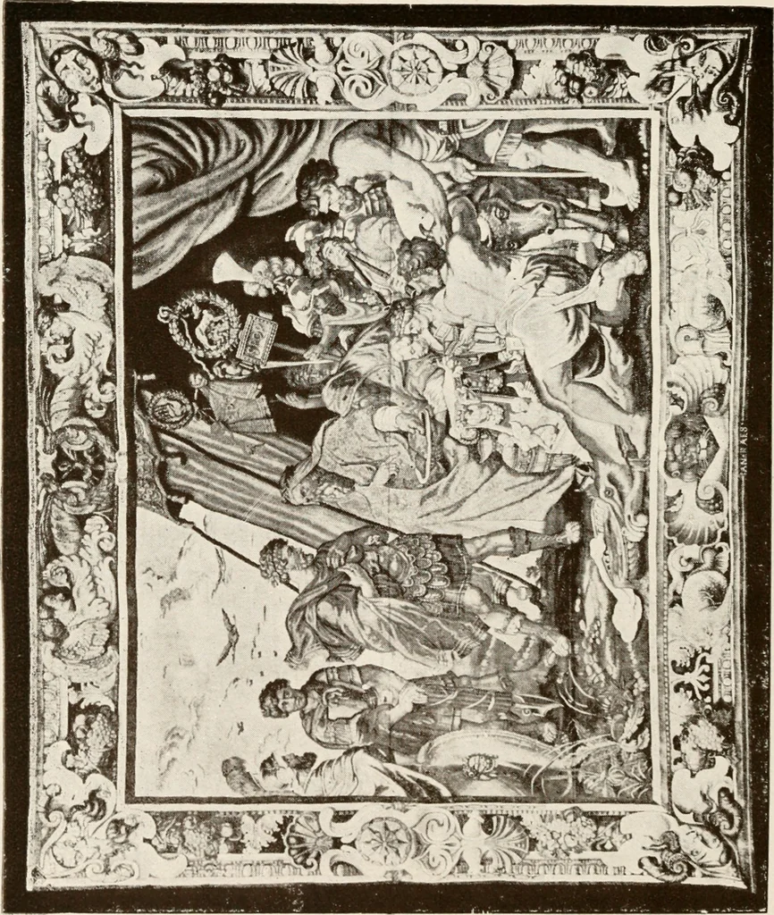 An illustration from The Spanish royal tapastries, 1921, leaf 217