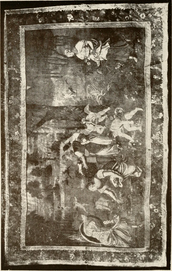 An illustration from The Spanish royal tapastries, 1921, leaf 221