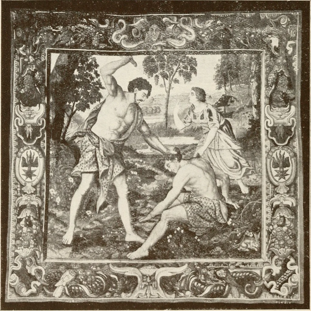 An illustration from The Spanish royal tapastries, 1921, leaf 223