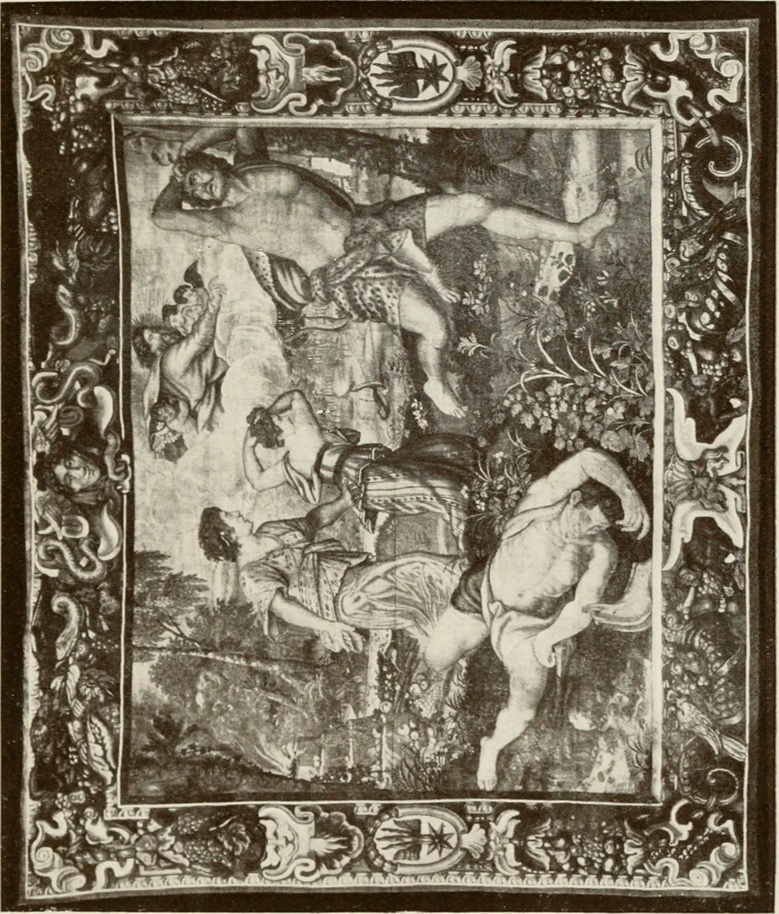 An illustration from The Spanish royal tapastries, 1921, leaf 224
