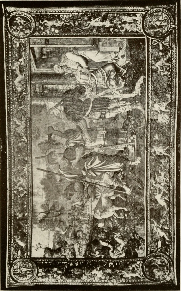 An illustration from The Spanish royal tapastries, 1921, leaf 226