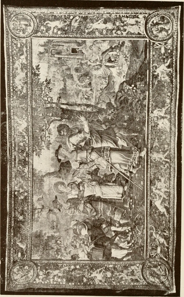 An illustration from The Spanish royal tapastries, 1921, leaf 227