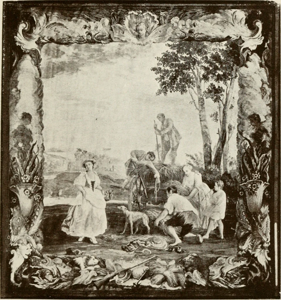 An illustration from The Spanish royal tapastries, 1921, leaf 228