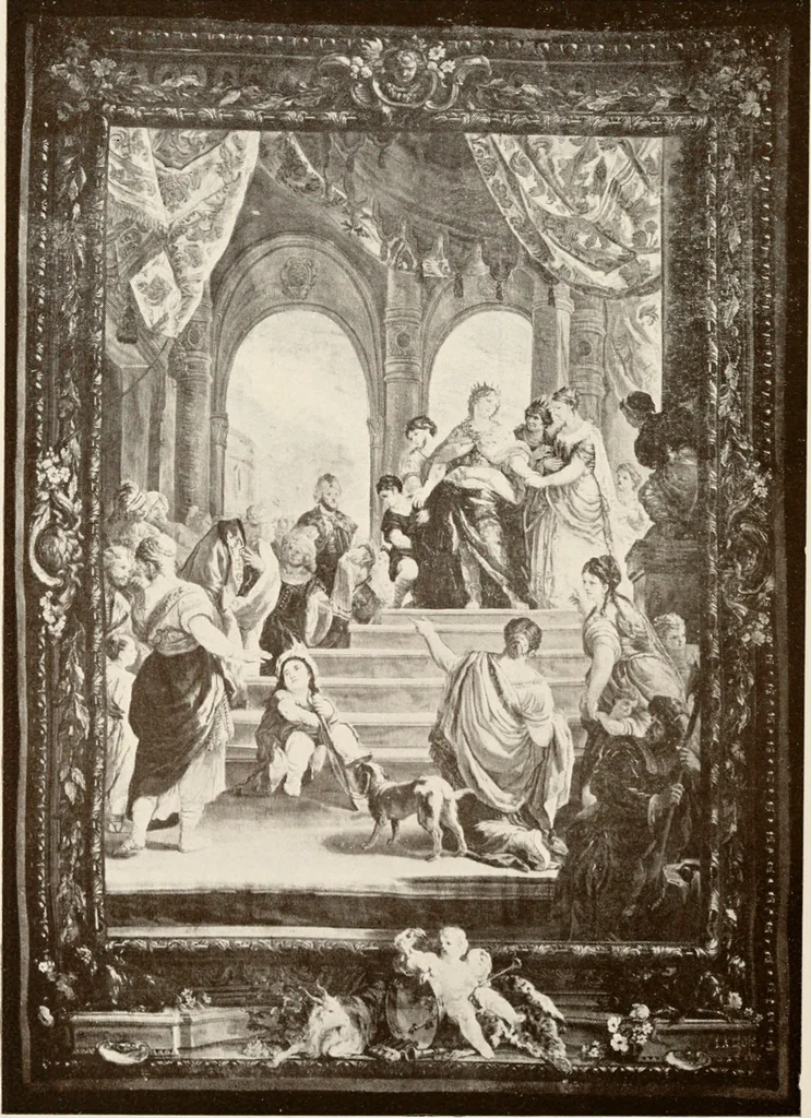 An illustration from The Spanish royal tapastries, 1921, leaf 231
