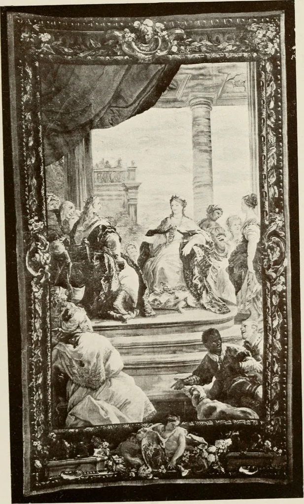 An illustration from The Spanish royal tapastries, 1921, leaf 232