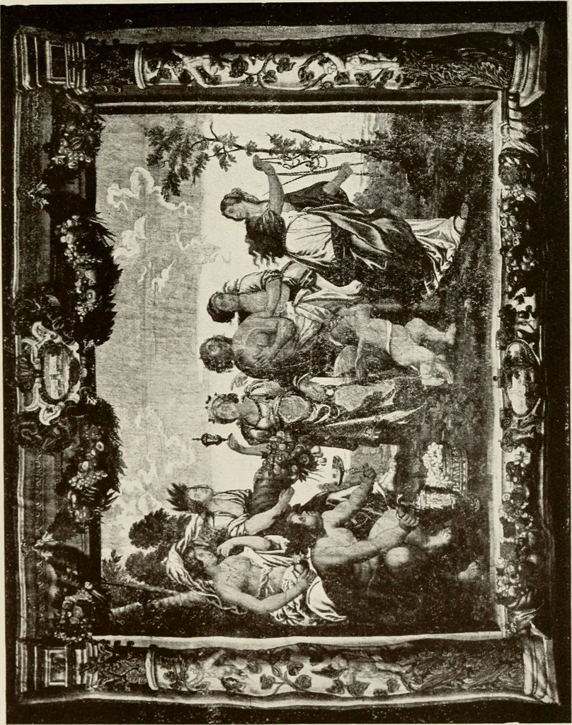 An illustration from The Spanish royal tapastries, 1921, leaf 234