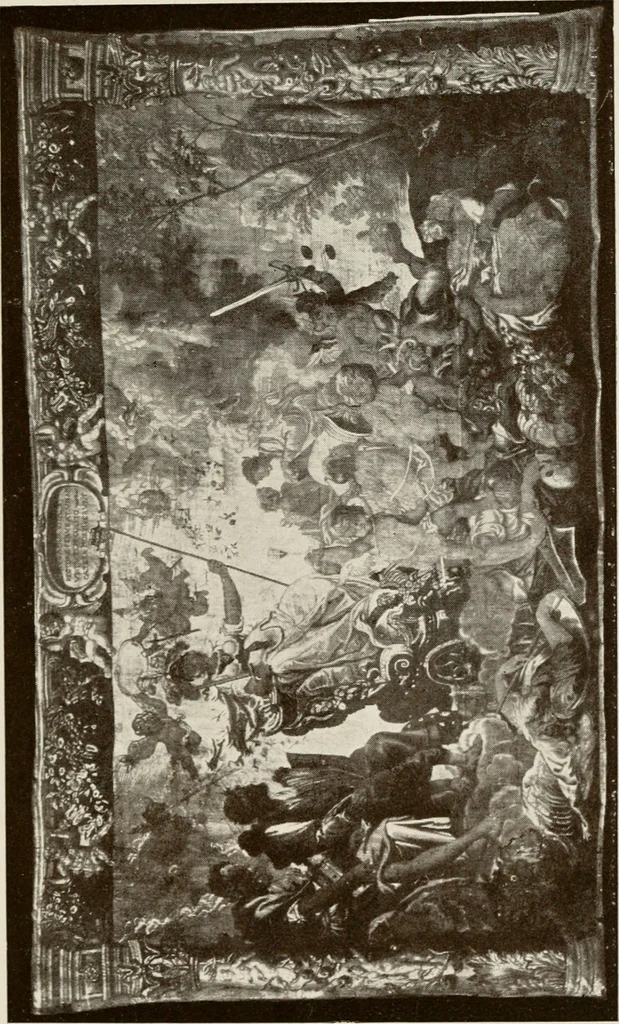 An illustration from The Spanish royal tapastries, 1921, leaf 236