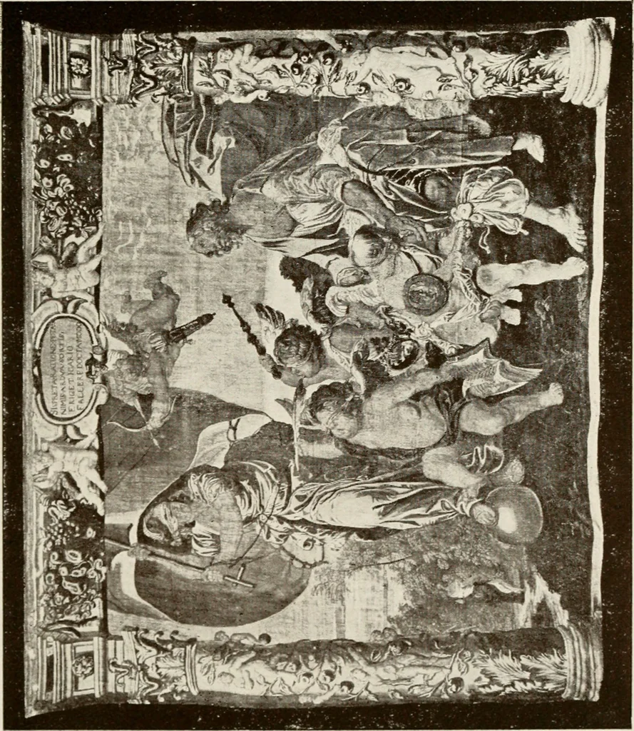 An illustration from The Spanish royal tapastries, 1921, leaf 238