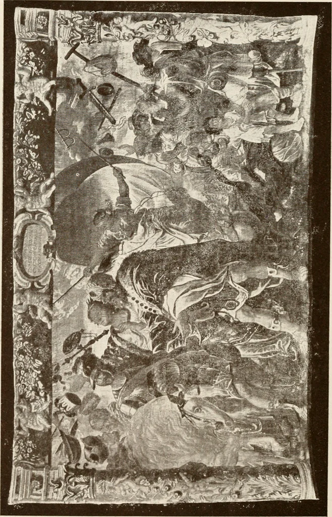 An illustration from The Spanish royal tapastries, 1921, leaf 239