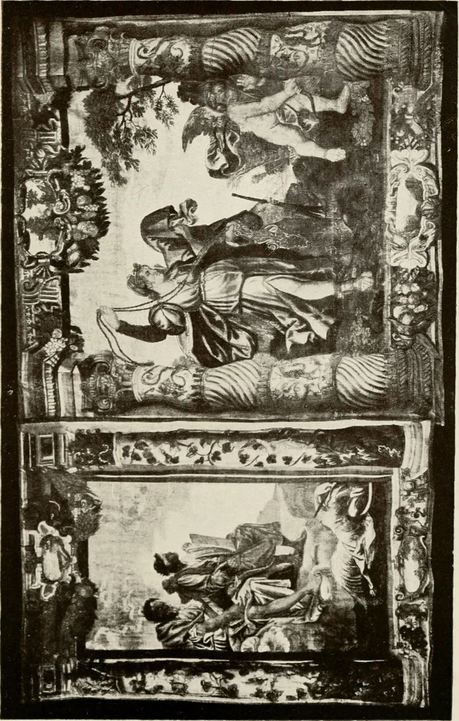 An illustration from The Spanish royal tapastries, 1921, leaf 240