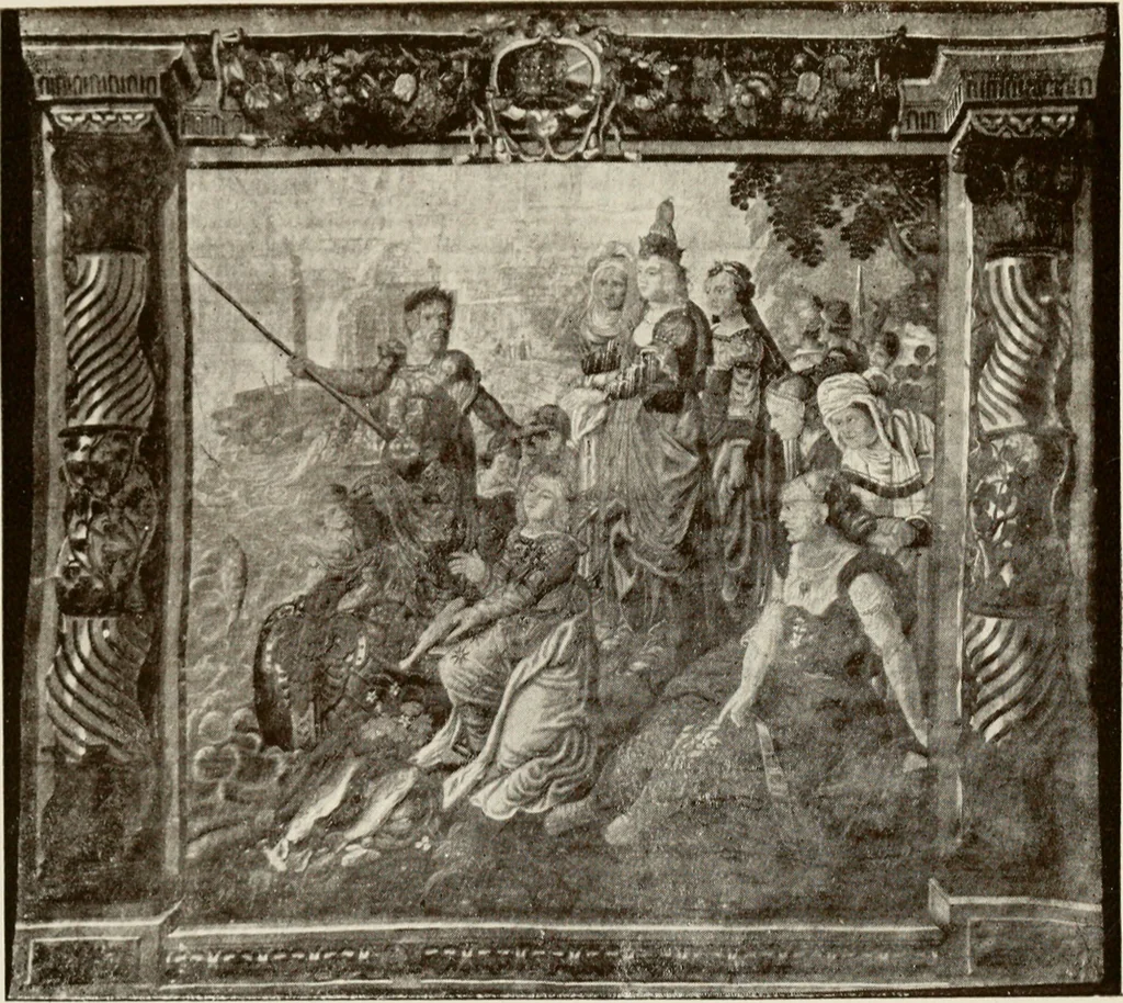 An illustration from The Spanish royal tapastries, 1921, leaf 246