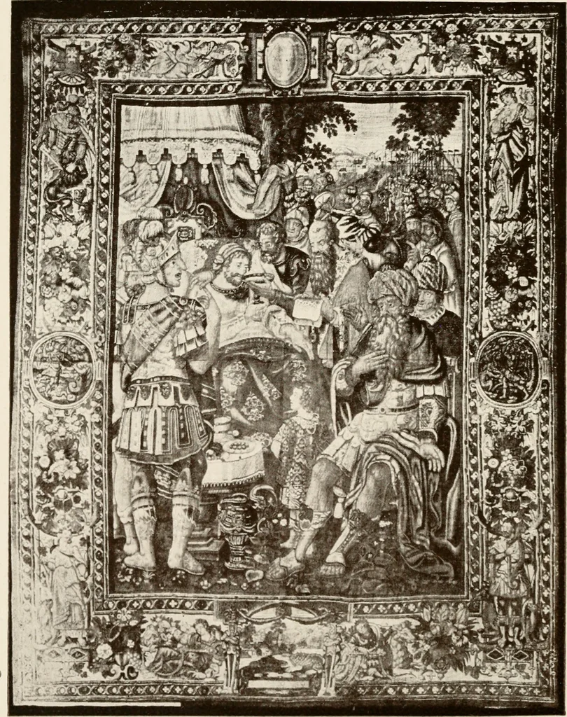 An illustration from The Spanish royal tapastries, 1921, leaf 247