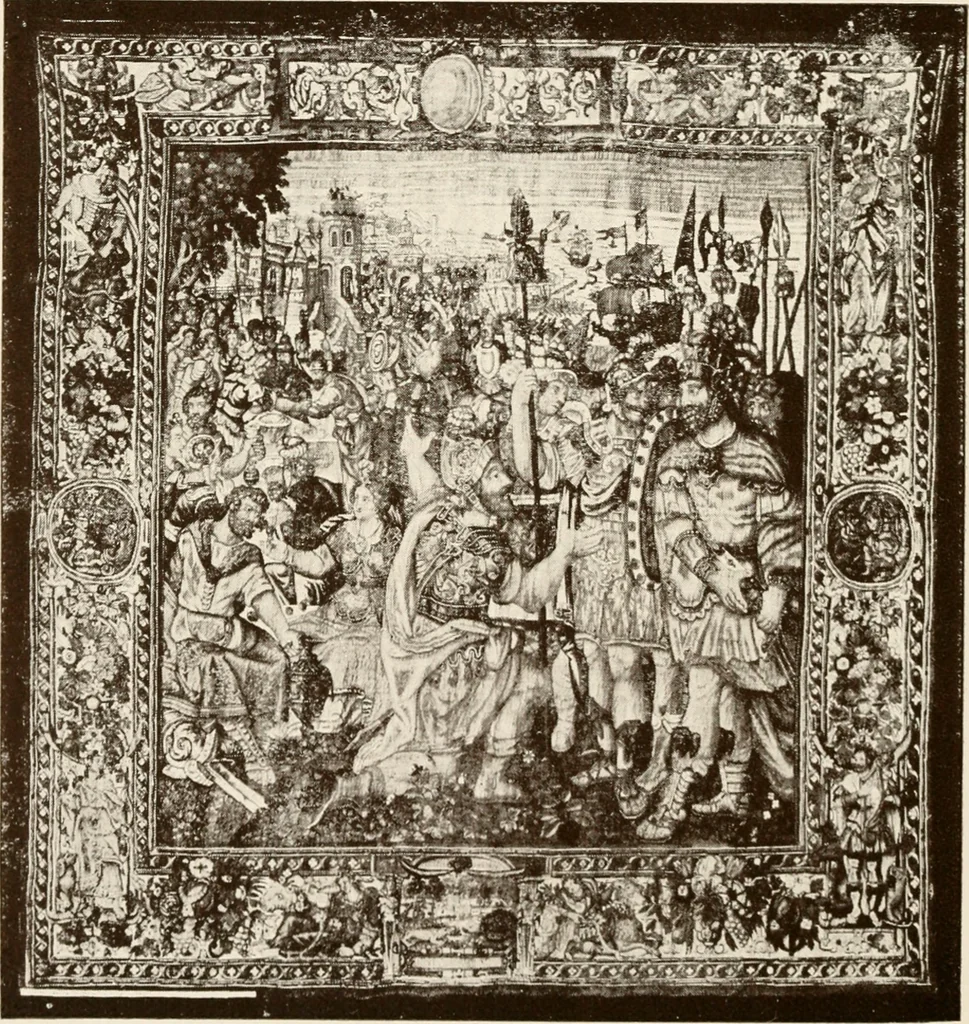 An illustration from The Spanish royal tapastries, 1921, leaf 249