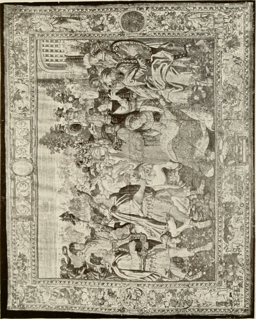 An illustration from The Spanish royal tapastries, 1921, leaf 250