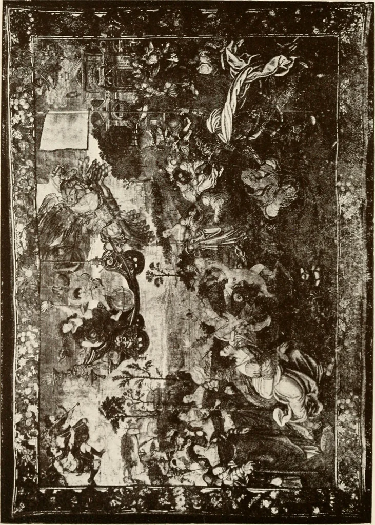 An illustration from The Spanish royal tapastries, 1921, leaf 253