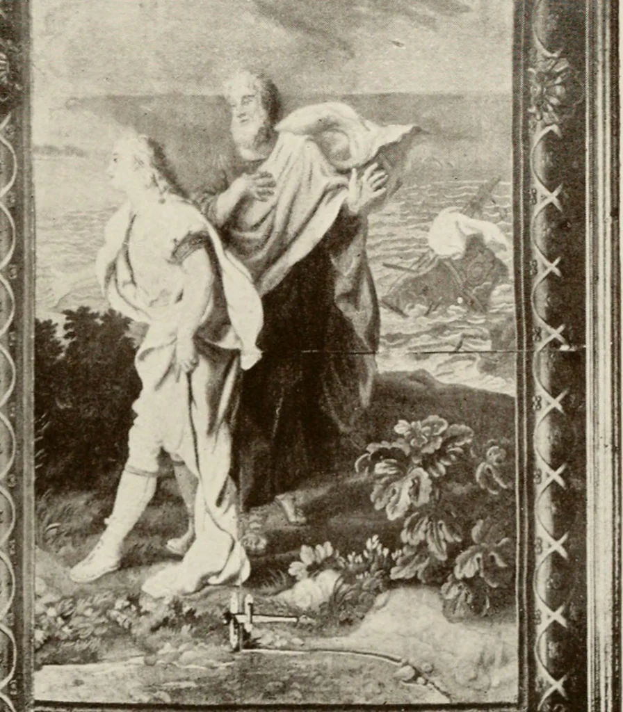 An illustration from The Spanish royal tapastries, 1921, leaf 256