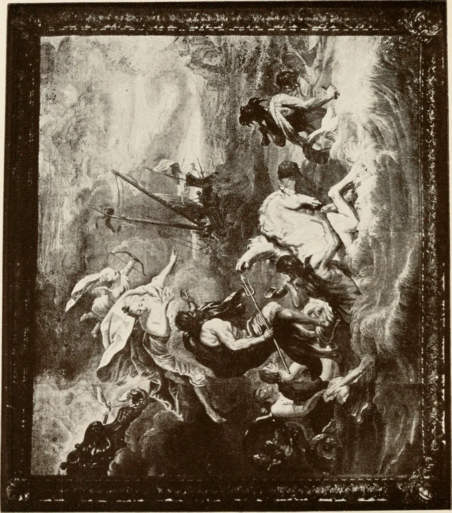 An illustration from The Spanish royal tapastries, 1921, leaf 257