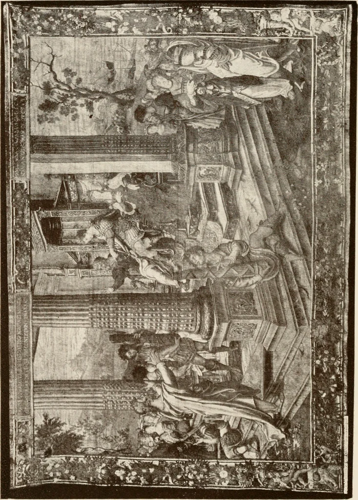 An illustration from The Spanish royal tapastries, 1921, leaf 259