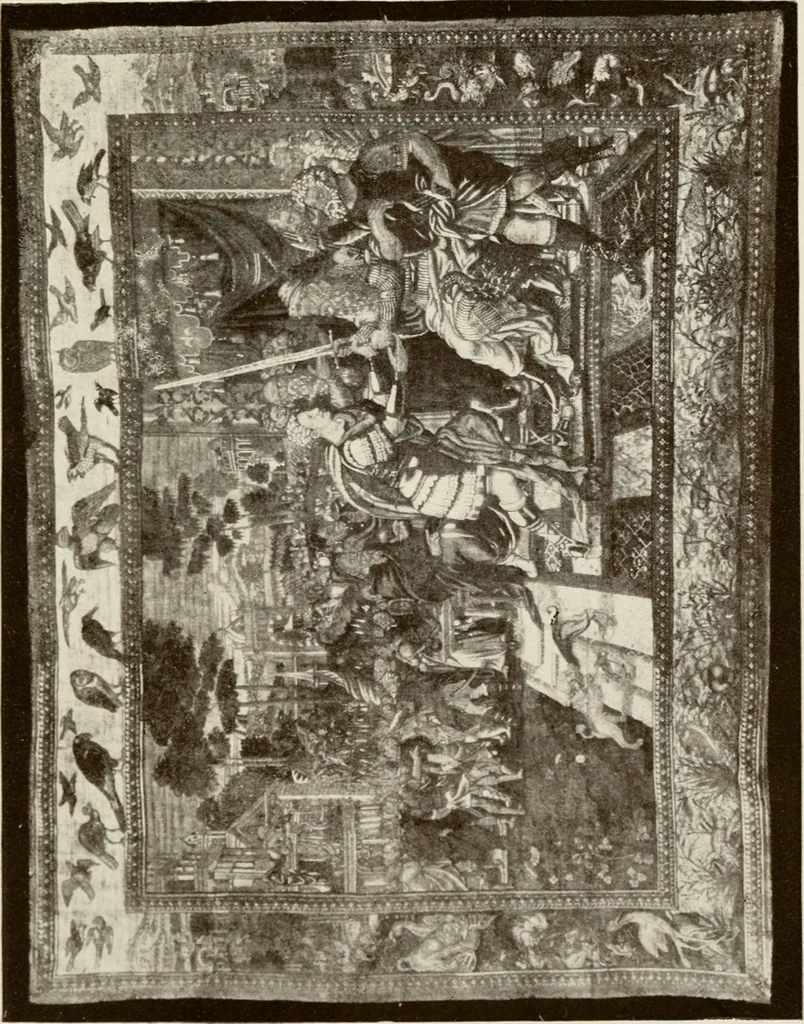 An illustration from The Spanish royal tapastries, 1921, leaf 264
