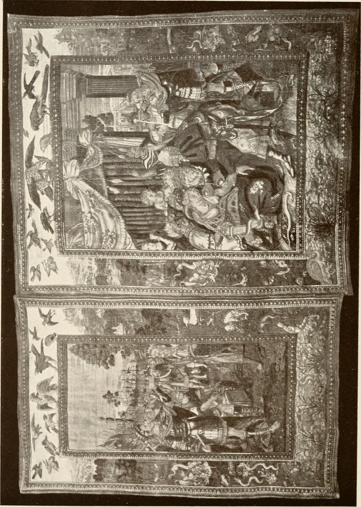 An illustration from The Spanish royal tapastries, 1921, leaf 267