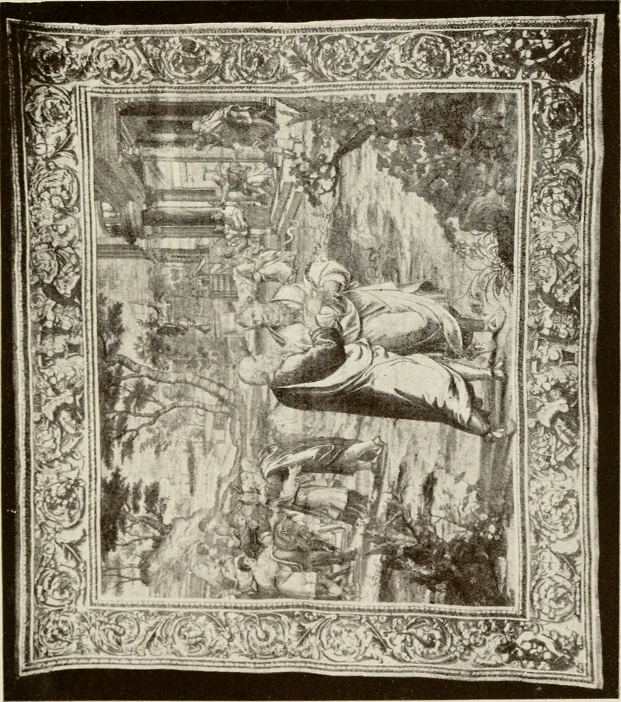 An illustration from The Spanish royal tapastries, 1921, leaf 268
