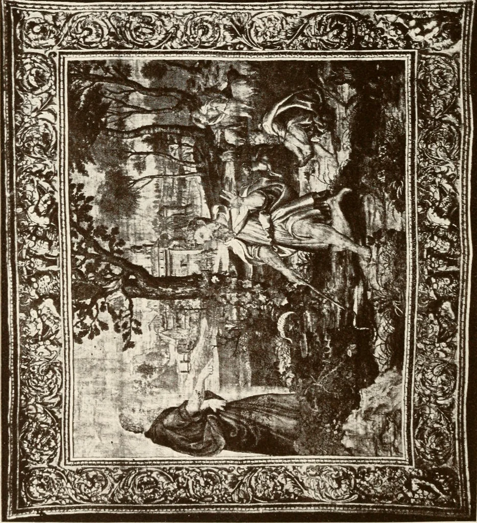 An illustration from The Spanish royal tapastries, 1921, leaf 269