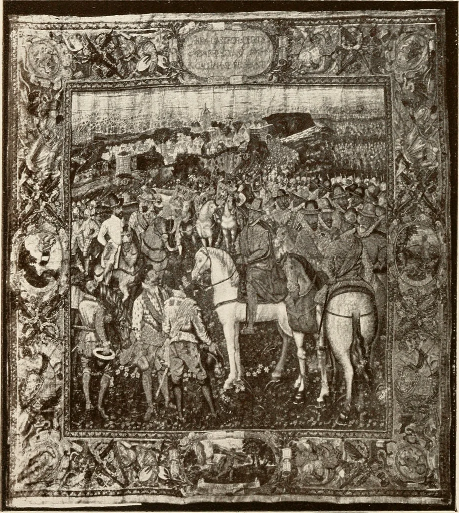 An illustration from The Spanish royal tapastries, 1921, leaf 275