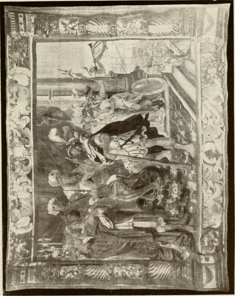 An illustration from The Spanish royal tapastries, 1921, leaf 276