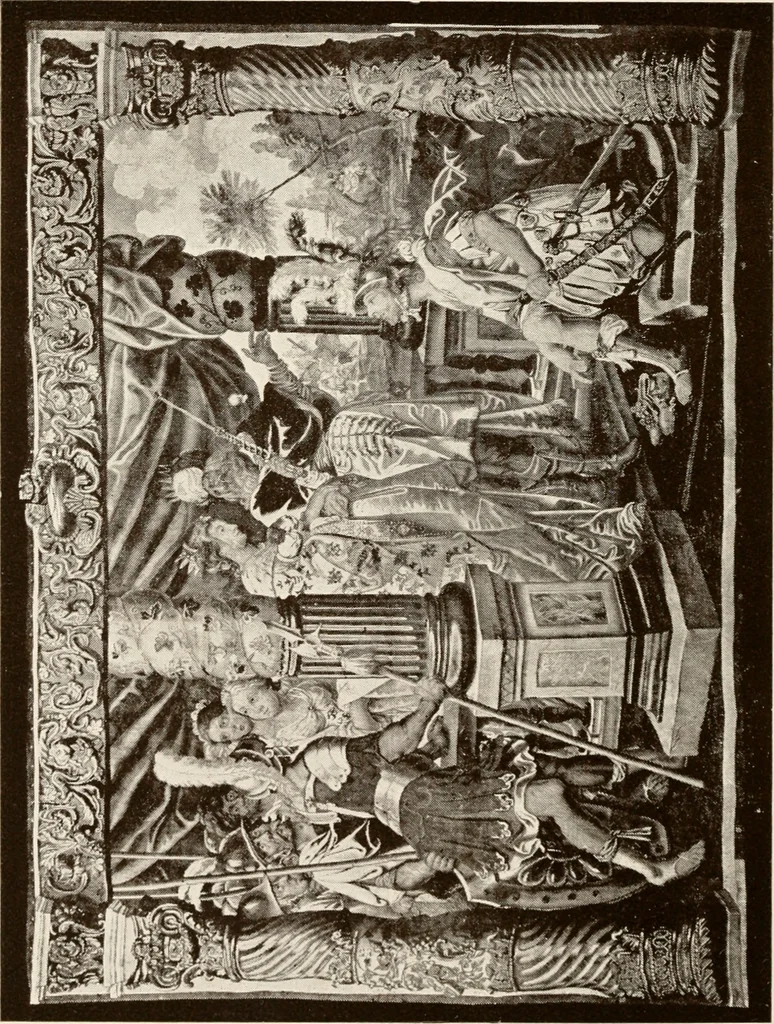 An illustration from The Spanish royal tapastries, 1921, leaf 277