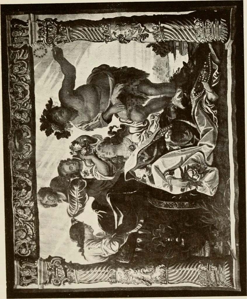 An illustration from The Spanish royal tapastries, 1921, leaf 280