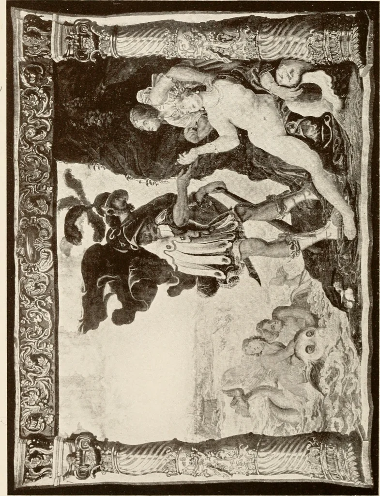 An illustration from The Spanish royal tapastries, 1921, leaf 281