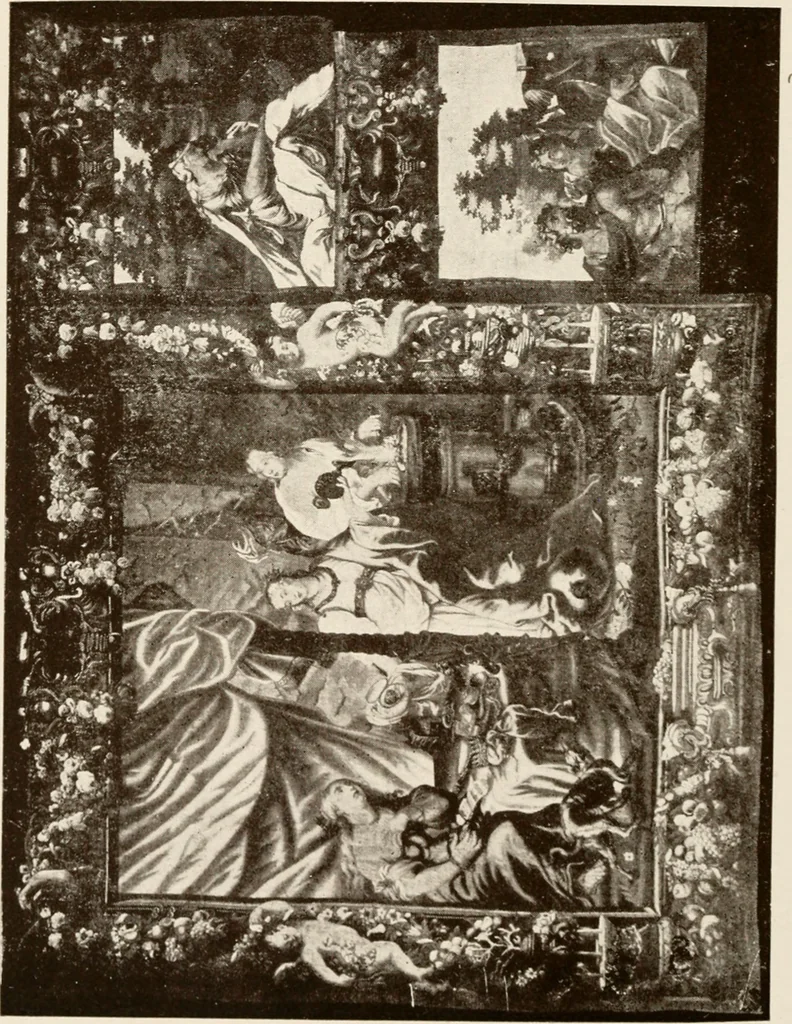 An illustration from The Spanish royal tapastries, 1921, leaf 285